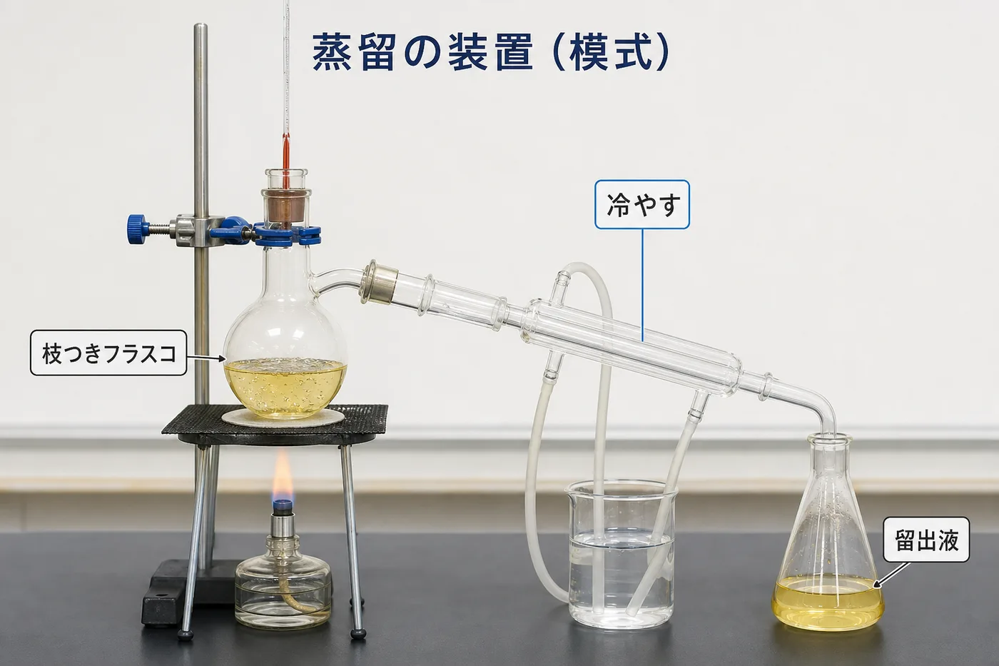 蒸留の装置