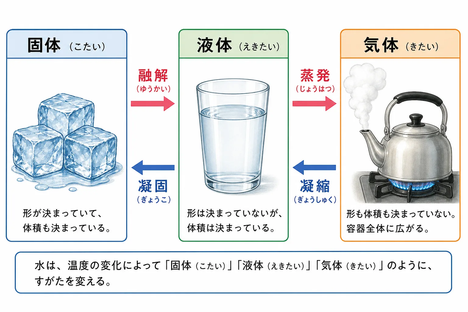 物質の三態と変化